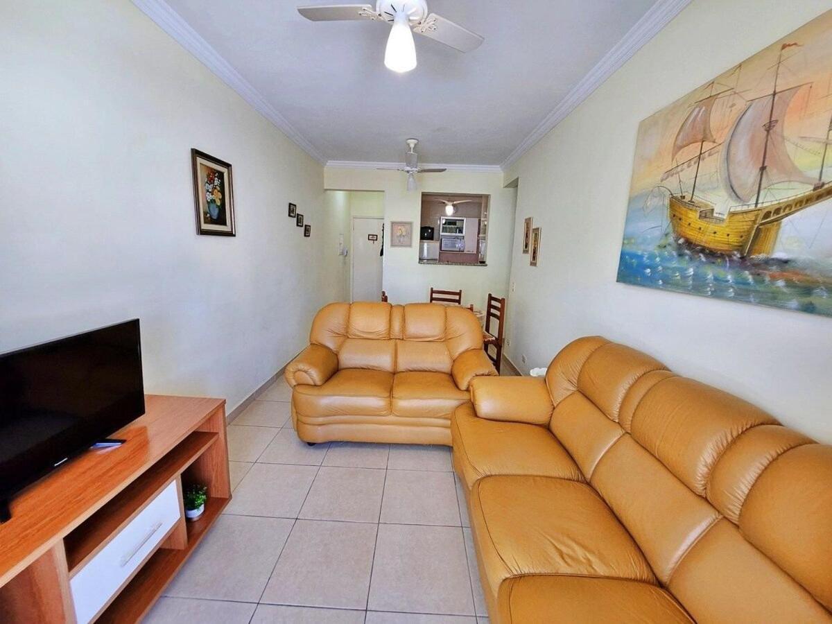 Aconchegante Apto 01 Dorm C/Sacada, Ar-Cond, Wi-Fi, Lado Praia Guaruja Luaran gambar